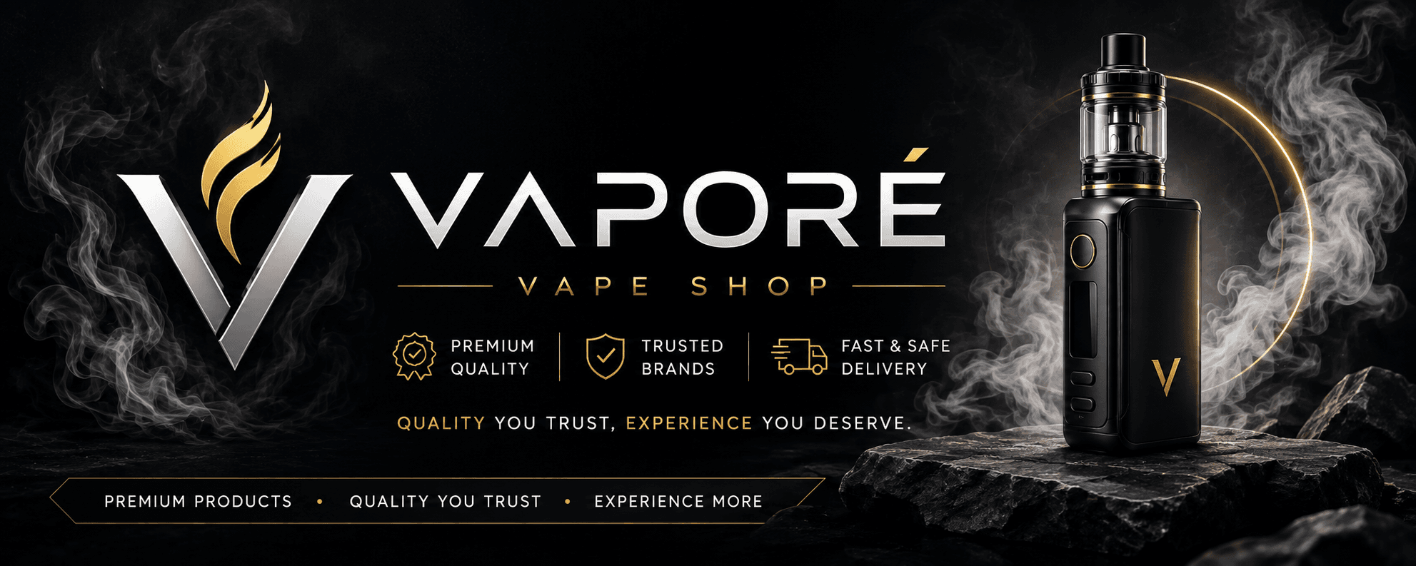 Vaporé Vape Shop — premium quality, trusted brands, fast & safe delivery