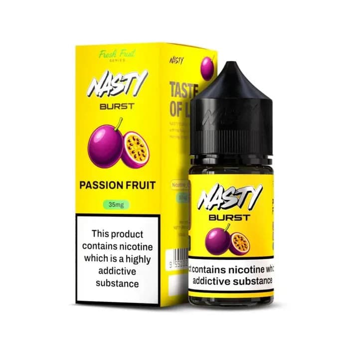 Nasty Burst Nic Salts - Passion Fruit