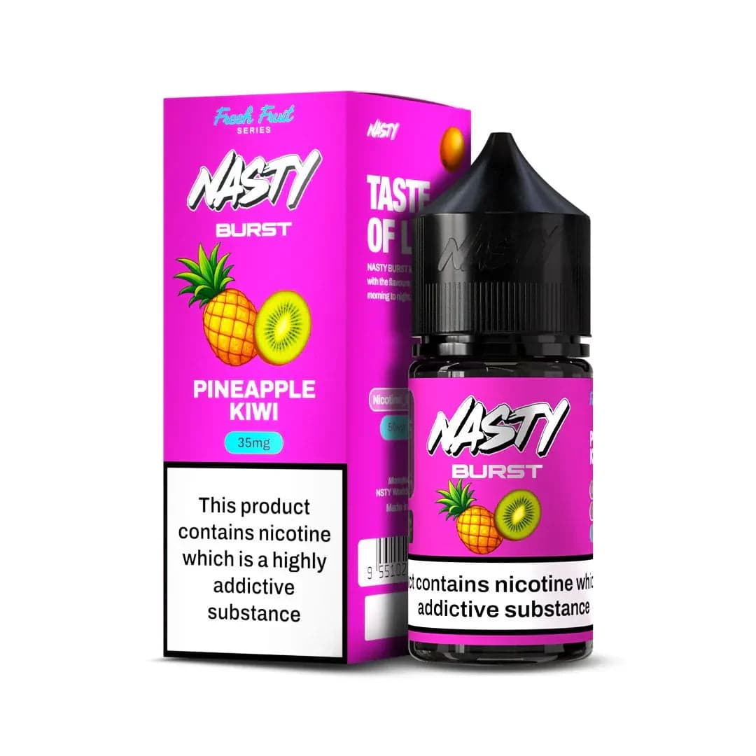 Nasty Burst Nic salts - Pineapple Kiwi