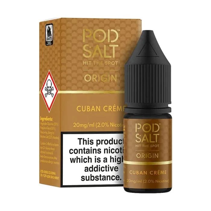 POD SALT CUBAN CREME - Nicotine Salt